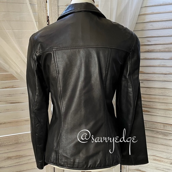 Andrew Marc Lamb Leather Jacket - Picture 3 of 15